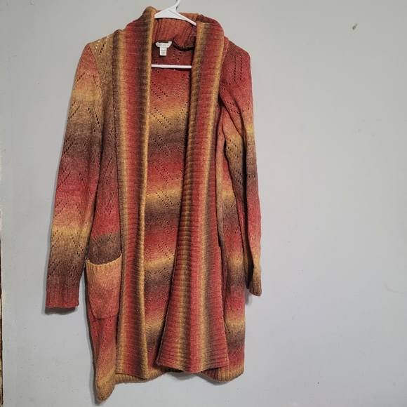 Cato Sweaters - Cato Sunset Ombre Open Cardigan 14 16 XL